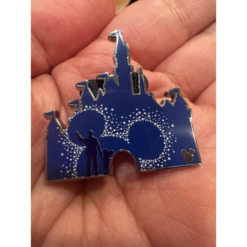 Walt & Mickey Castle - 2025 Disneyland DLR Hidden Mickey Wave B Pin